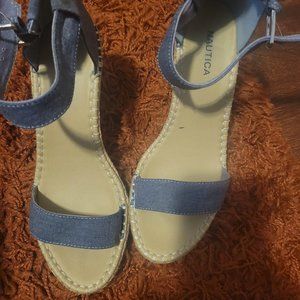 Nautica wedge ankle strap sandal